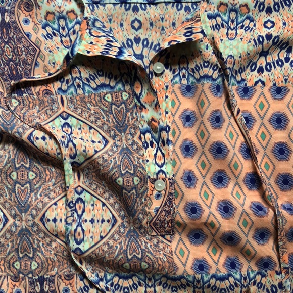 NWT Talbots Boho Sleeveless Top🌸💜 - Picture 4 of 7